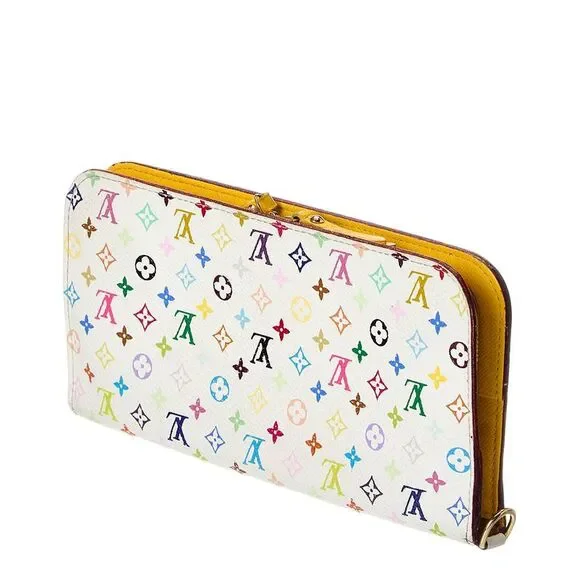 Louis Vuitton White Monogram Canvas Insolite Wallet (Authentic Pre-Loved) - Picture 2 of 3